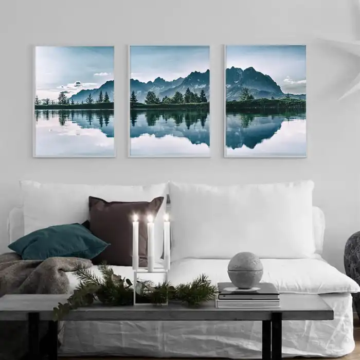 Manzara 3’lü Poster Tablo Seti