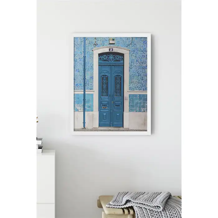 Mavi Kapı No:1 Poster Tablo