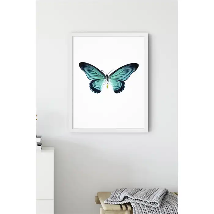 Mavi Kelebek No:2 Poster Tablo