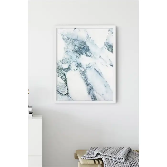 Mavi Mermer Poster Tablo