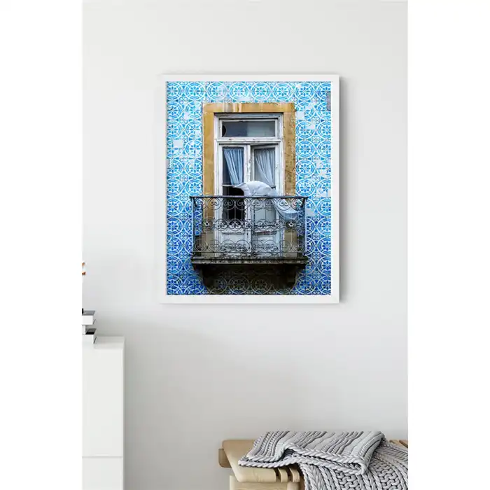 Mavi Pencere No:2 Poster Tablo