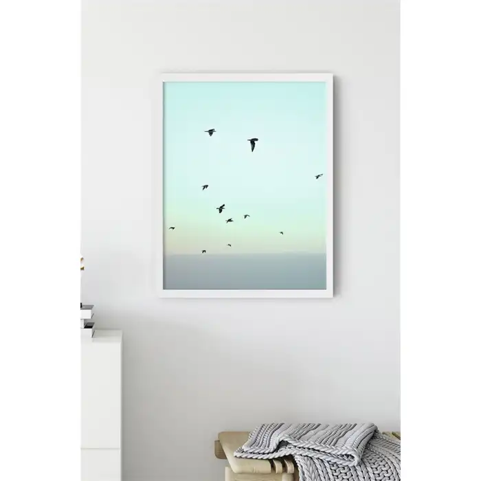 Mint Kuşlar No:1 Poster Tablo