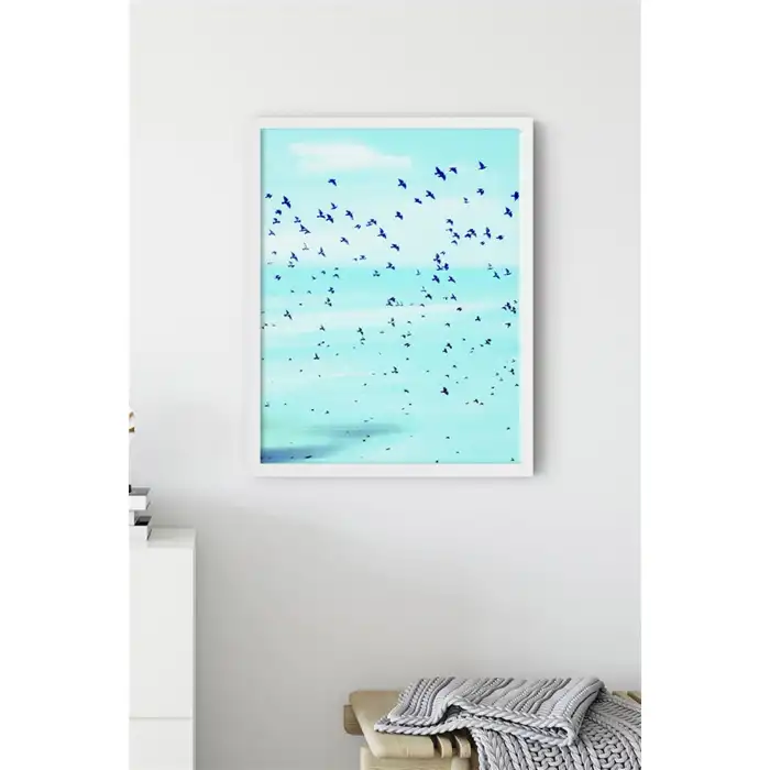 Mint Kuşlar No:2 Poster Tablo