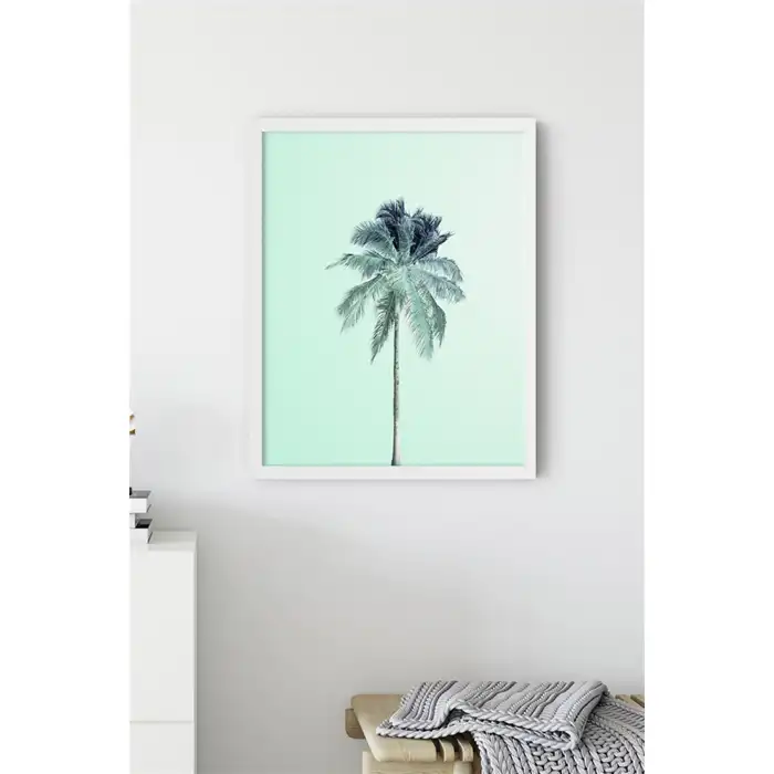 Mint Palmiye Poster Tablo