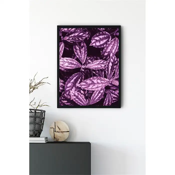 Mor Yaprak No:1  Poster Tablo
