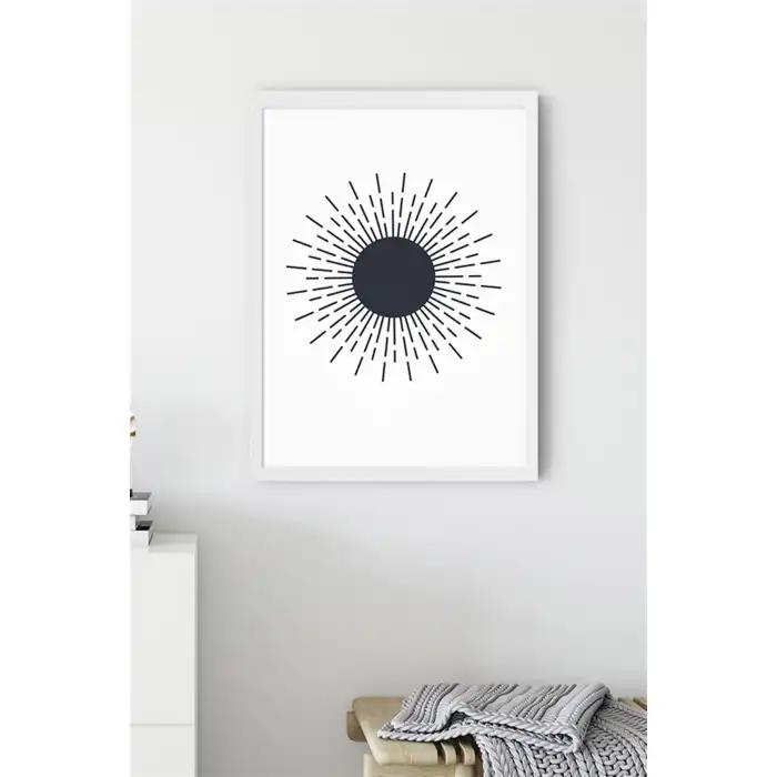 Navy Sun Poster Tablo