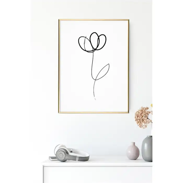 One Line Poster Tablo No:2