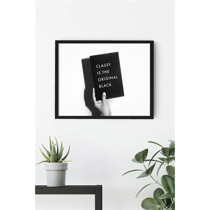 Original Black Poster Tablo