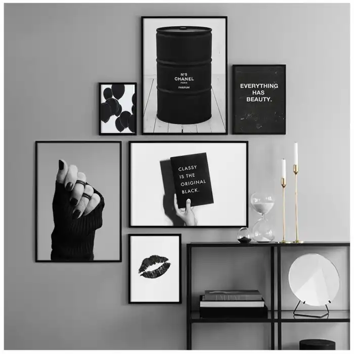 Original Black Poster Tablo Seti