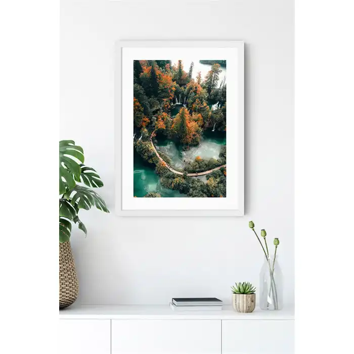 Ormanlı Göl Poster Tablo