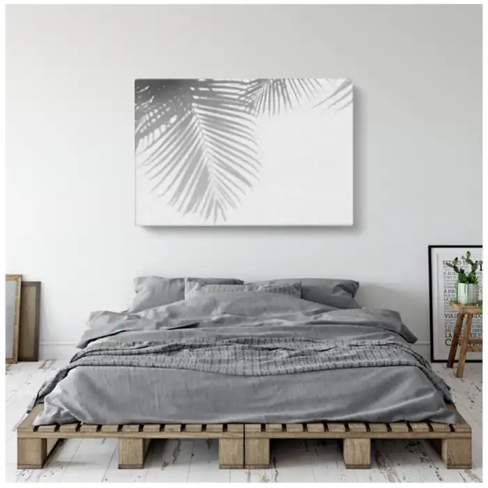 Palmiye Gölgesi Kanvas Tablo