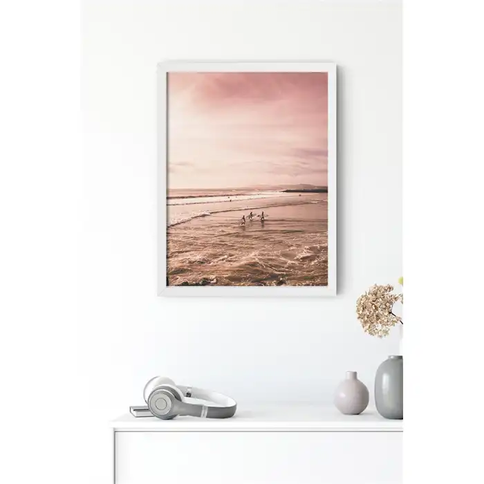 Pembe Deniz Poster Tablo