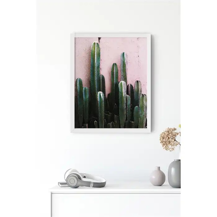 Pembe Yeşil Botanik No:1 Poster Tablo