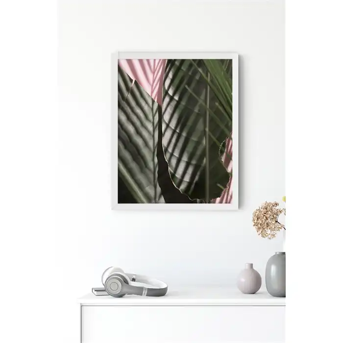 Pembe Yeşil Botanik No:2 Poster Tablo