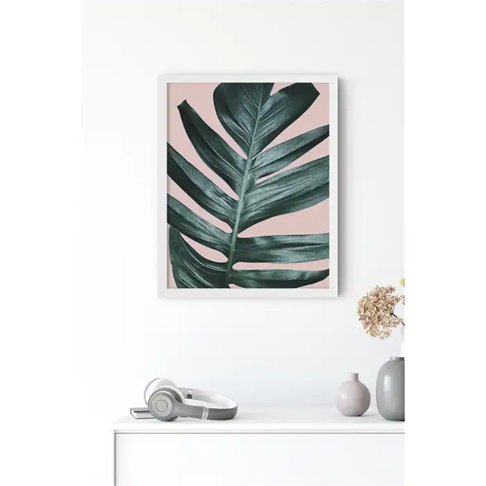 Pembe Yeşil Botanik No:7 Poster Tablo