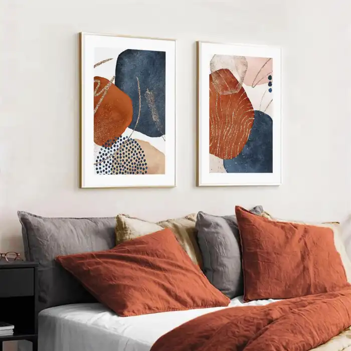 Plain No:2 2’li Poster Tablo Seti