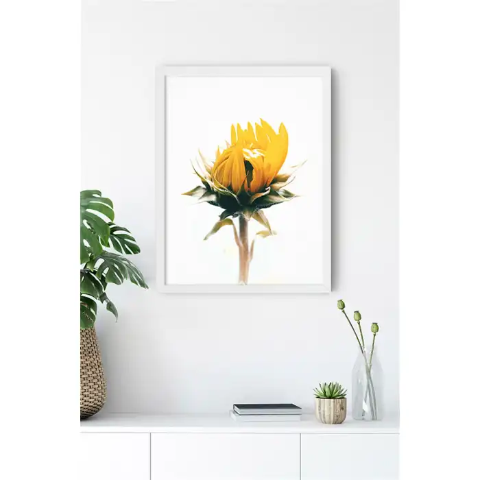 Sarı Çiçek Poster Tablo