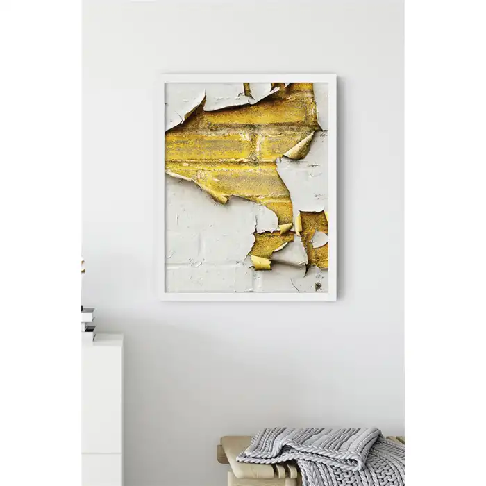 Sarı Duvar Poster Tablo