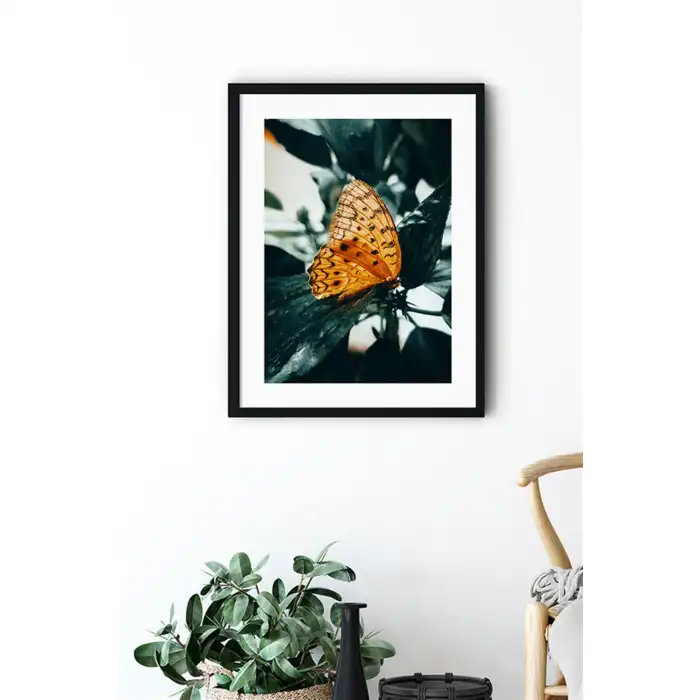 Sarı Kelebek Poster Tablo