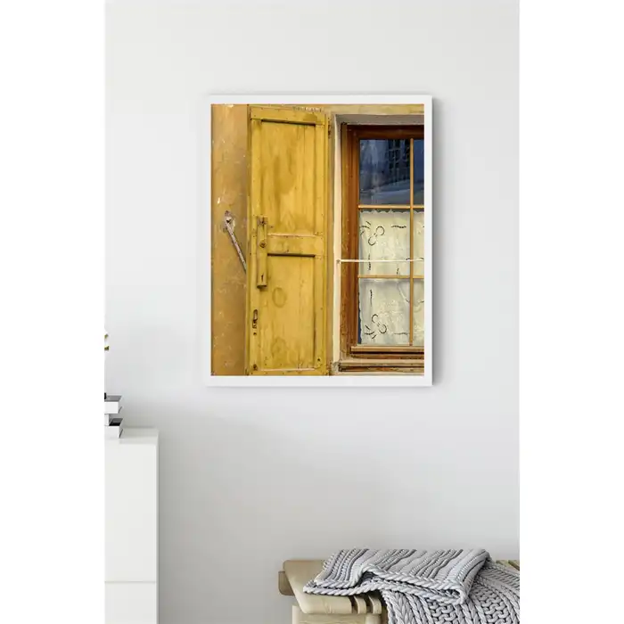 Sarı Panjur Poster Tablo