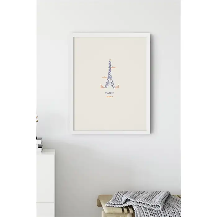 Şehir Simgeleri Paris France Poster Tablo