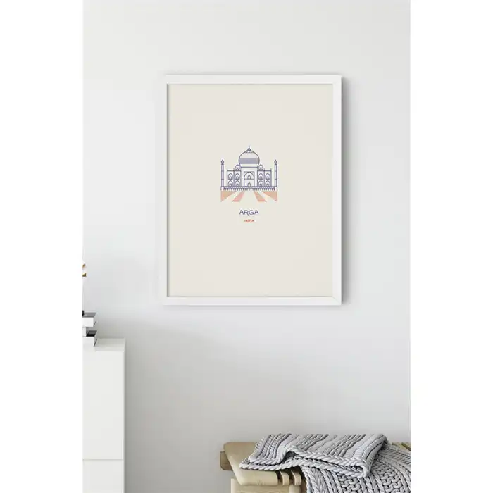 Şehir Simgeleri Agra India Poster Tablo