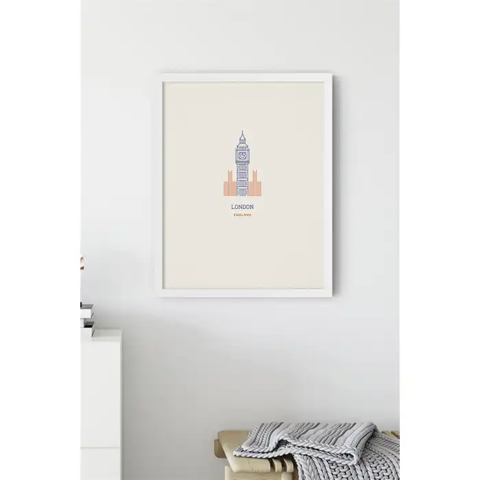 Şehir Simgeleri London England Poster Tablo