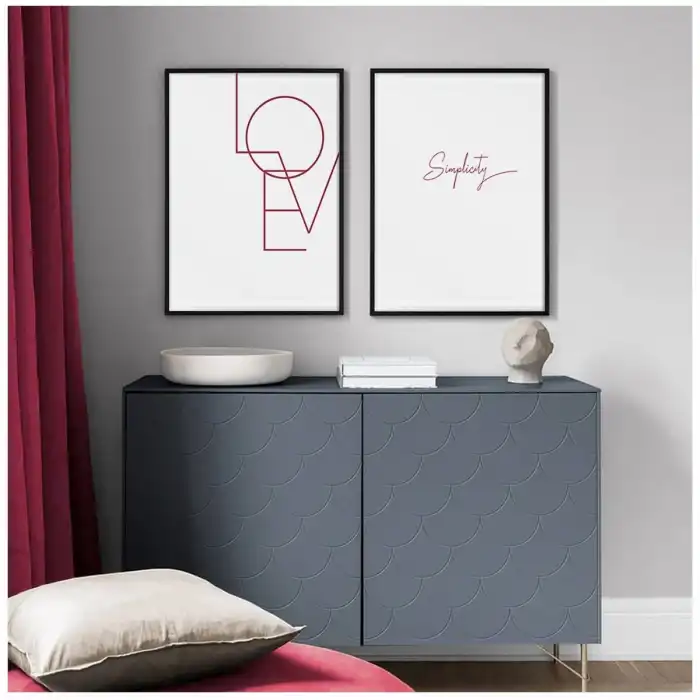 Simplicity 2’li Poster Tablo Seti