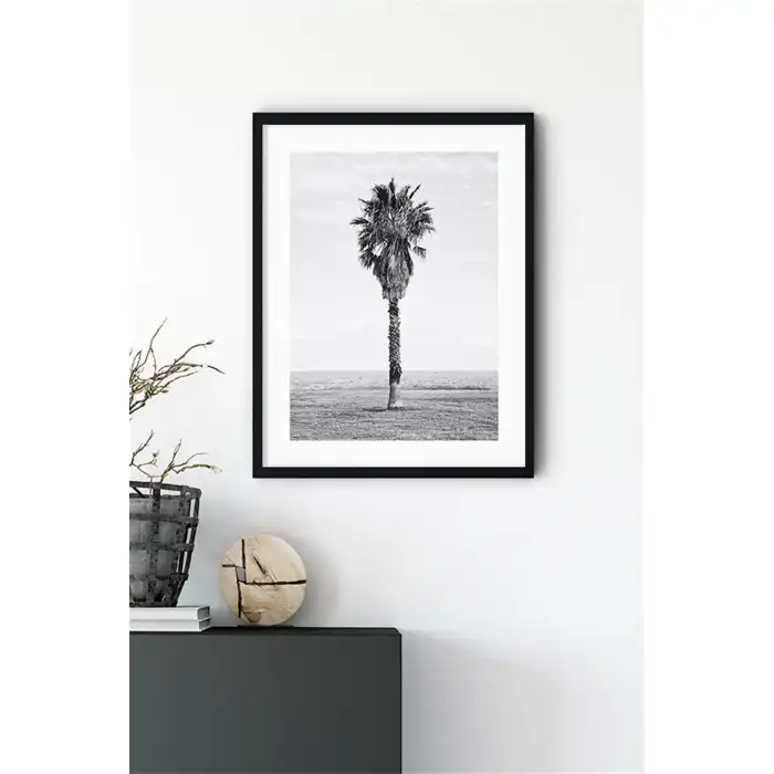 Siyah Beyaz Ağaç 2’li Poster Tablo Seti