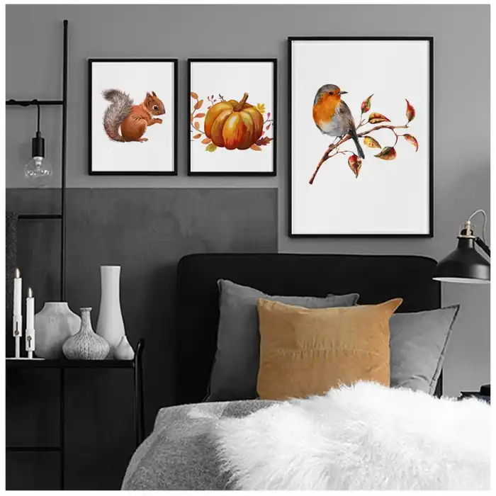 Sonbahar Poster Tablo Seti