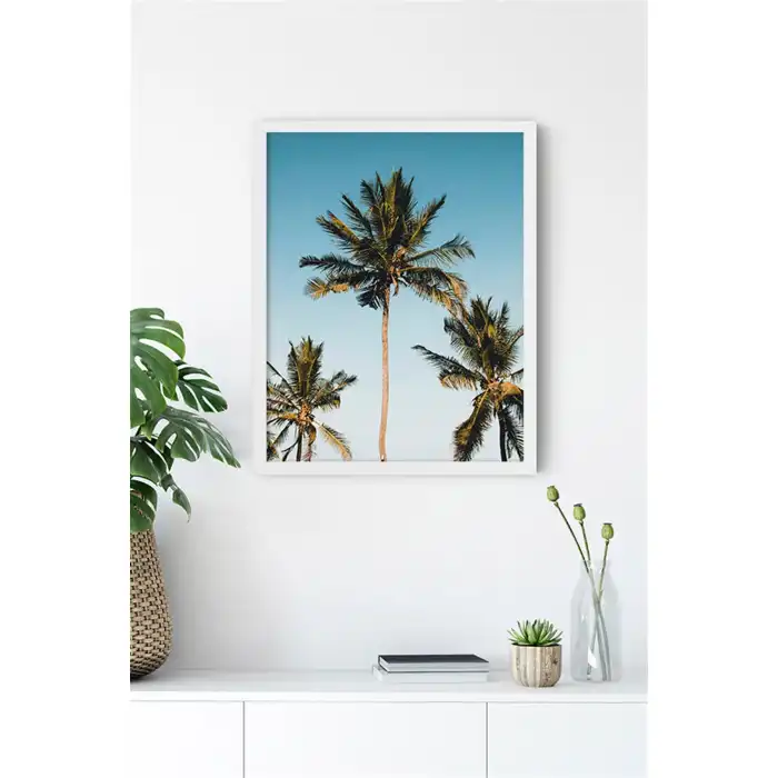 Üçlü Palmiye Poster Tablo