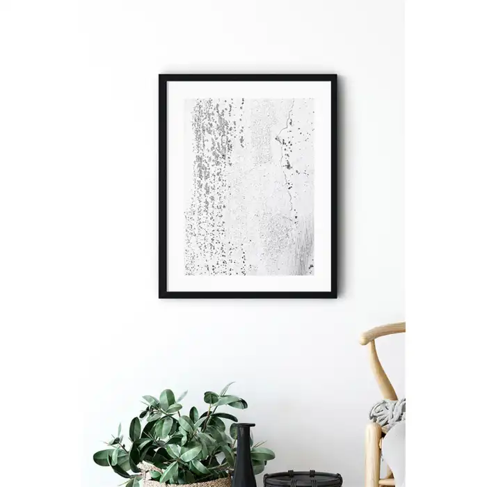 White Elegant 9’lu Poster Tablo Seti