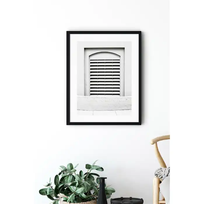 White Elegant 9’lu Poster Tablo Seti