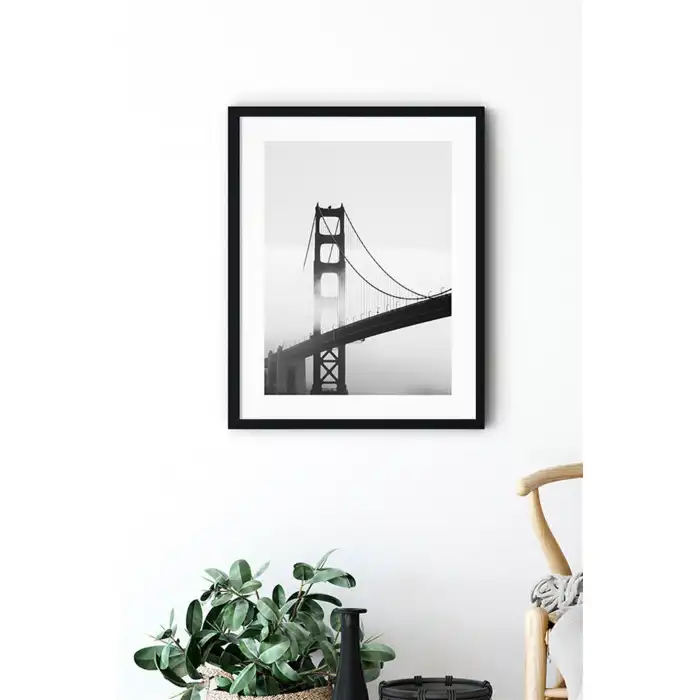 White Elegant 9’lu Poster Tablo Seti