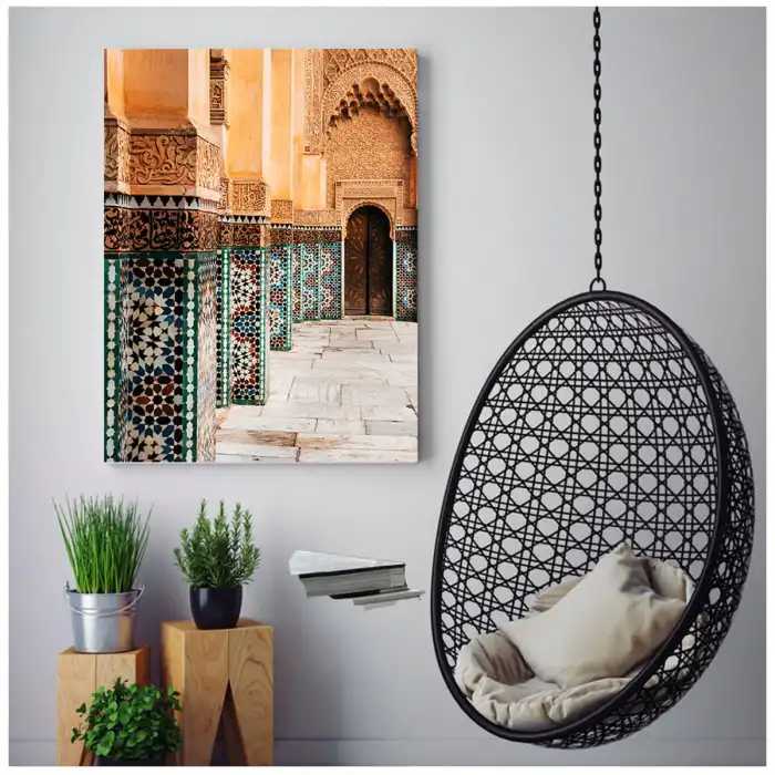 Yeşil Kapı Kanvas Tablo