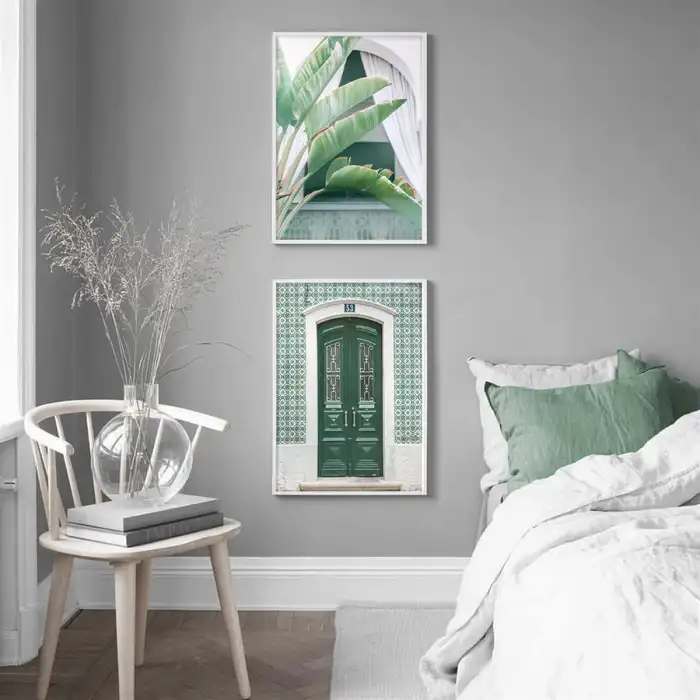 Yeşil Kapı 2’li Poster Tablo Seti