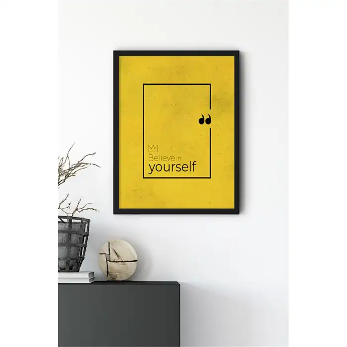 Yourself Motto Poster Tablo
