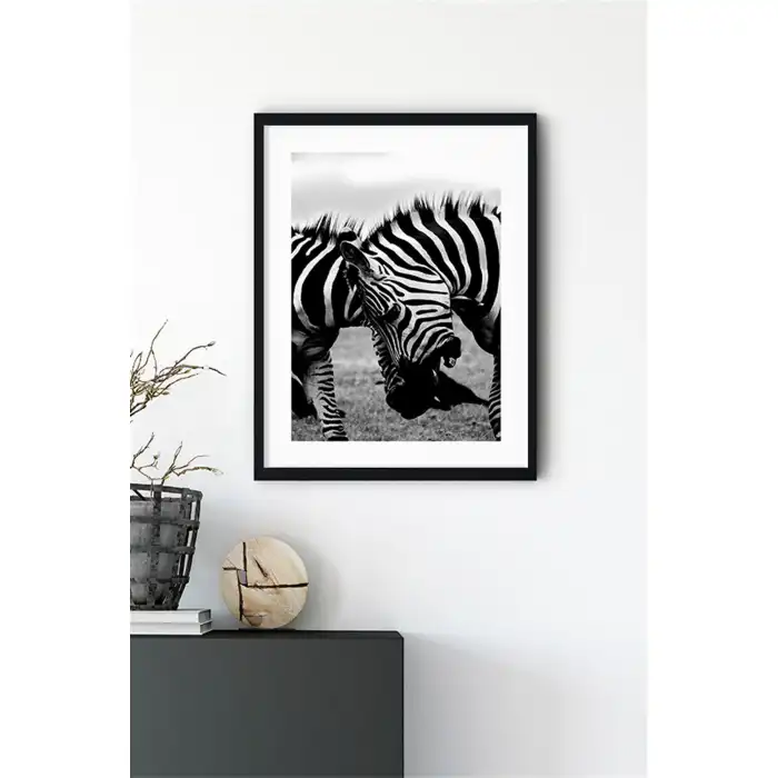 Zebra Poster Tablo No:4
