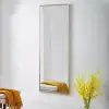 40x120 cm Metal Gold Çerçeveli Boy Aynası