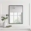 40x50 cm Metal Siyah Çerçeveli Dekoratif Ayna