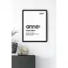Anne Motto Poster Tablo