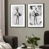 Balerin 2’li Poster Tablo Seti