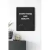 Beauty Motto Poster Tablo