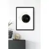 Black Dot Poster Tablo No:2