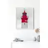 Kırmızı Deniz Feneri Poster Tablo