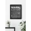 Kitchen Rules Motto Poster Tablo