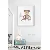 Maymun Desenli Çocuk Odası Poster Tablo