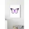 Mor Kelebek Poster Tablo
