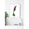 Mor Yeşil Yapraklar Poster Tablo Seti
