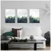 Nordic Forest 3’lü Poster Tablo Seti